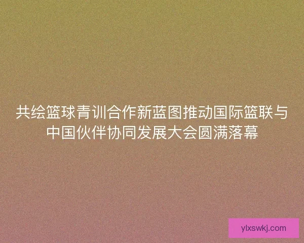 共绘篮球青训合作新蓝图推动国际篮联与中国伙伴协同发展大会圆满落幕